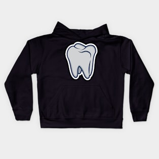 Tooth vector icon illustration. Healthcare and medical objects icon design concept. Dentist tooth object logo design. Kids Hoodie